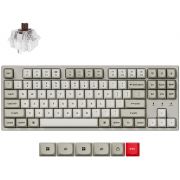 Геймърска клавиатура Keychron C1 Pro 8K QMK, бял на супер цени