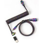 Кабел Keychron Colorful Premium Coiled USB Type-C към USB Type-C на супер цени