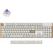 Безжична геймърска клавиатура Keychron K10 HE Special Edition, бял на супер цени