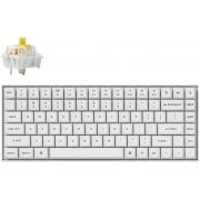 Безжична геймърска клавиатура Keychron K2 Pro, бял на супер цени