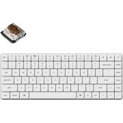 Безжична геймърска клавиатура Keychron K3 Pro QMK/VIA RGB Brown, бял на супер цени