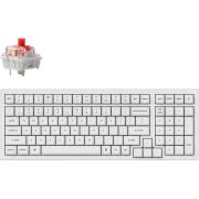 Безжична геймърска клавиатура Keychron K4 Pro QMK/VIA, бял на супер цени