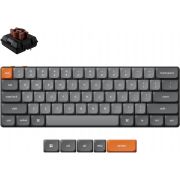 Безжична геймърска клавиатура Keychron K9 Max QMK, черен/сив на супер цени