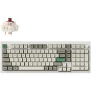 Безжична геймърска клавиатура Keychron Q5 Max QMK, бял/сив на супер цени