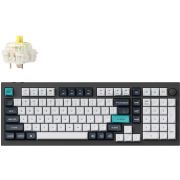 Безжична геймърска клавиатура Keychron Q5 Max QMK, черен/бял на супер цени