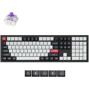 Безжична геймърска клавиатура Keychron Q6 HE QMK, черен/бял на супер цени