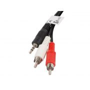 Кабел Lanberg 3.5мм жак към 2 x RCA на супер цени