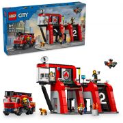 Конструктор LEGO Fire Station with Fire Truck на супер цени