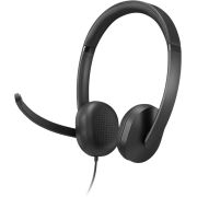 Слушалки Lenovo Wired VoIP Headset 5000, черен на супер цени