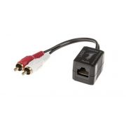 Кабел LINDY RJ-45 към 2x RCA на супер цени