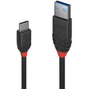 Кабел LINDY Black Line USB Type C към USB на супер цени