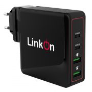 Зарядно устройство LinkOn Ganius 136W GaN на супер цени