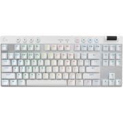 Безжична геймърска клавиатура Logitech G PRO X TKL, бял на супер цени