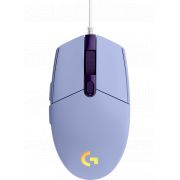 Геймърска мишка Logitech G102 LIGHTSYNC, лилав на супер цени
