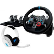 Комплект Logitech G29 Driving Force и слушалки Logitech Astro A10 на супер цени
