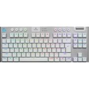 Безжична геймърска клавиатура Logitech G915 X LIGHTSPEED TKL, бял на супер цени