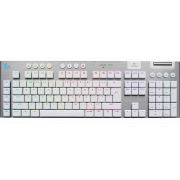 Безжична геймърска клавиатура Logitech G915 X LIGHTSPEED Tactile, бял на супер цени