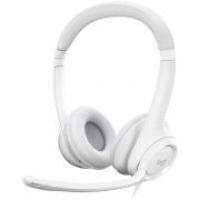 Слушалки Logitech H390, бял на супер цени