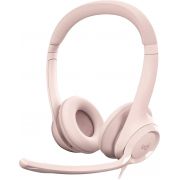 Слушалки Logitech H390, розов на супер цени