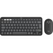 Комплект Logitech Pebble 2 Combo, черен на супер цени