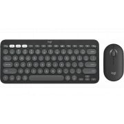 Комплект Logitech Pebble 2 Combo for Mac, черен на супер цени