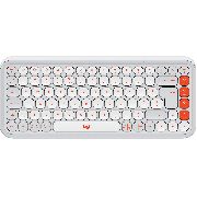 Безжична клавиатура Logitech Pop Icon Keys, бял на супер цени