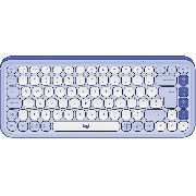 Безжична клавиатура Logitech Pop Icon Keys, бял/син на супер цени