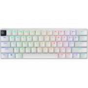 Геймърска безжична клавиатура Logitech PRO X 60, бял на супер цени
