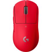 Безжична геймърска мишка LOGITECH PRO X SUPERLIGHT 2 SE, червен на супер цени