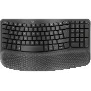Безжична клавиатура Logitech Wave Keys, черен на супер цени