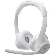 Безжични слушалки Logitech Zone 300, бял на супер цени