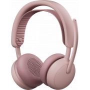 Безжични слушалки Logitech Zone Wireless 2 ES, розов на супер цени