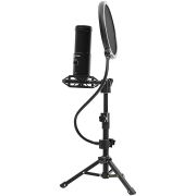 Микрофон LORGAR Voicer 721, черен на супер цени