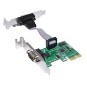 Контролер Makki PCI-E към 2 x Serial LowProfile на супер цени