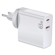 Зарядно устройство Makki 65W, бял на супер цени