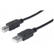 Кабел Manhattan USB към USB, 3 метра на супер цени
