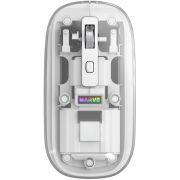 Безжична мишка Marvo PRISM B10, прозрачен/бял на супер цени