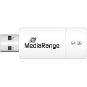 Флаш памет 64GB MediaRange, бял/син на супер цени