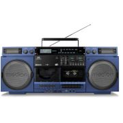 CD радиокасетофон MEDION LIFE P66538 Retro Boombox, син на супер цени