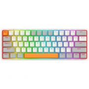 Геймърска клавиатура Redragon Akali K642WGO-RGB, бял/сив на супер цени