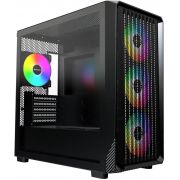 Компютърна кутия MONTECH X5M, черен на супер цени