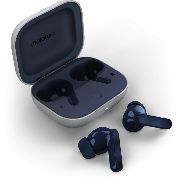 Безжични слушалки Motorola Moto Buds, син на супер цени