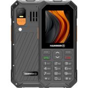 Телефон HAMMER 6 LTE, 48MB, 128MB, Black на супер цени