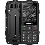Телефон HAMMER Rock, 32MB, 32MB, Black на супер цени
