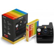 Фотоапарат за моментни снимки Polaroid Now Generation 3 и Color i-Type Film, черен на супер цени