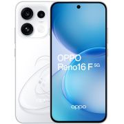 Комплект смартфон OPPO Reno16 F 5G, 8GB, 256GB, Pop White и зарядно устройство OPPO SuperVooc 80W на супер цени