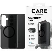 Гръб PanzerGlass CARE Smokey за Samsung Galaxy S26+, прозрачен/черен на супер цени