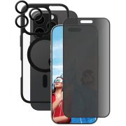 Комплект PanzerGlass CARE за Apple iPhone 16 Pro, черен на супер цени
