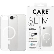 Гръб PanzerGlass CARE за Apple iPhone 17e/16e, прозрачен/бял на супер цени
