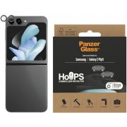 Стъклен протектор за камера PanzerGlass Hoops за Samsung Galaxy Z Flip 5, прозрачен/черен на супер цени